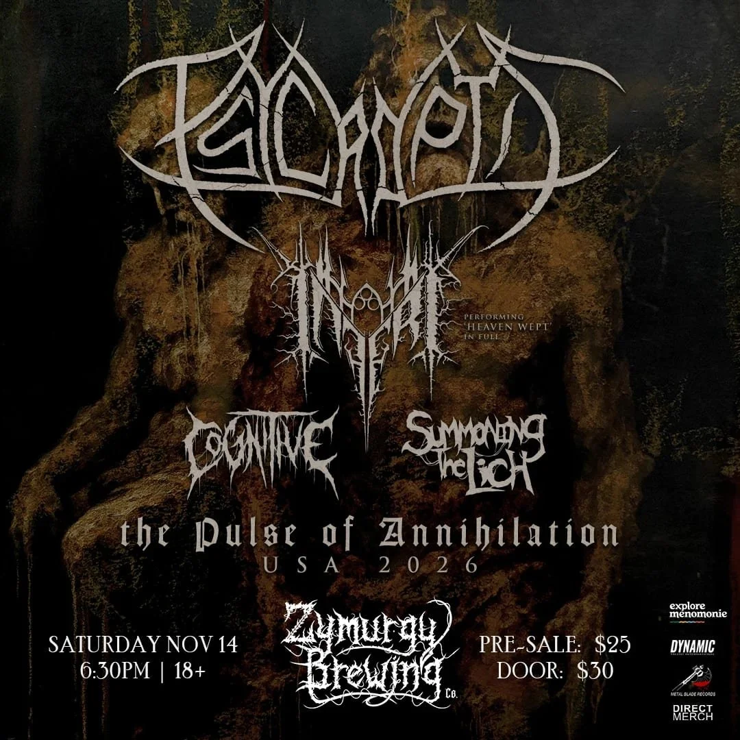 Psycroptic At Zymurgy Brewing On 11/14!