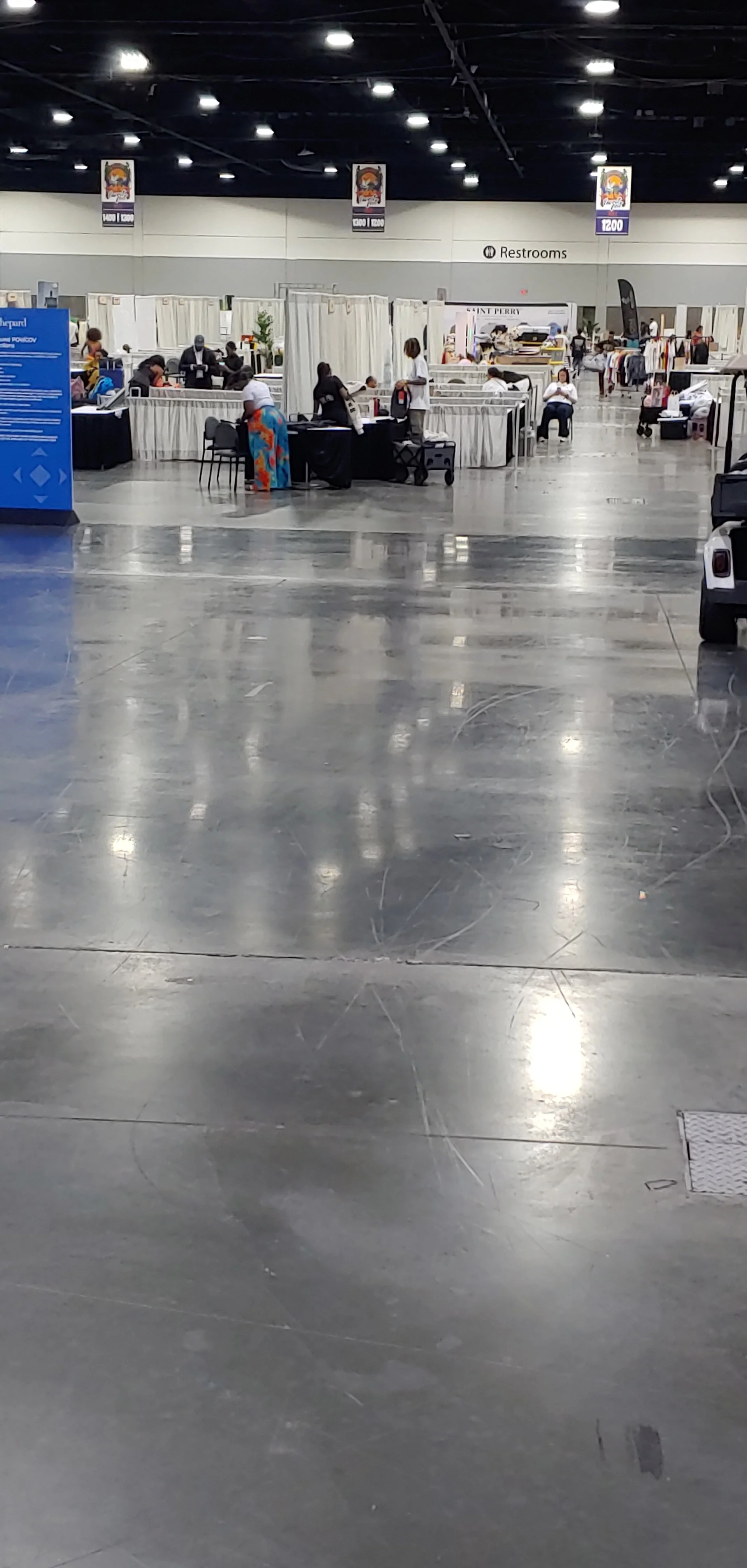 Loading Dock: Shout-out to Shepard for keeping the drop-off area clean.  Do you see the shine on that floor?