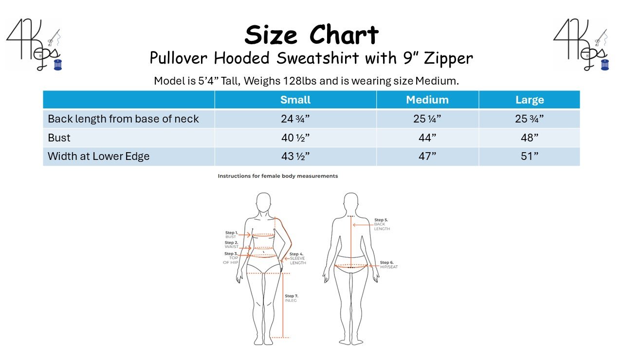 Size Chart Pullover Hooded Sweatshirt with 9 Inch Zipper.jpg