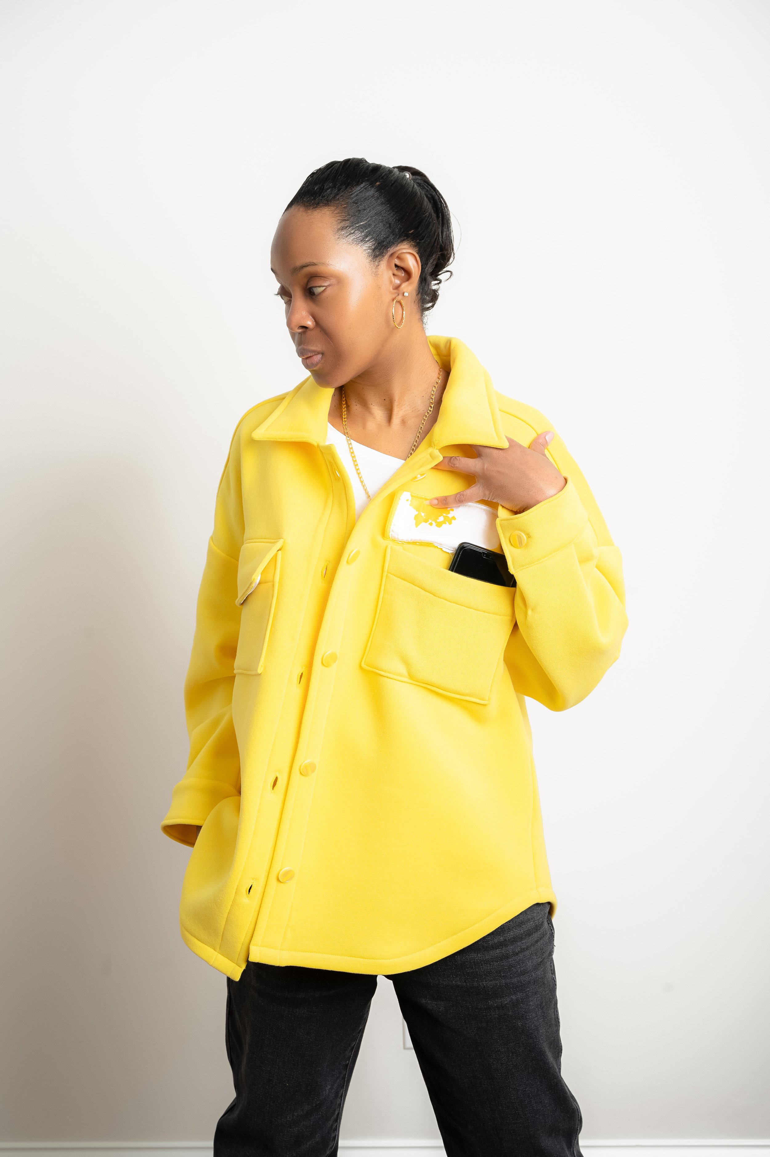 DSC_6212 Edit - Prototype 3 - Kimono Charmeuse Shirt Jacket Full Frontal with Pocket Lining View.jpg