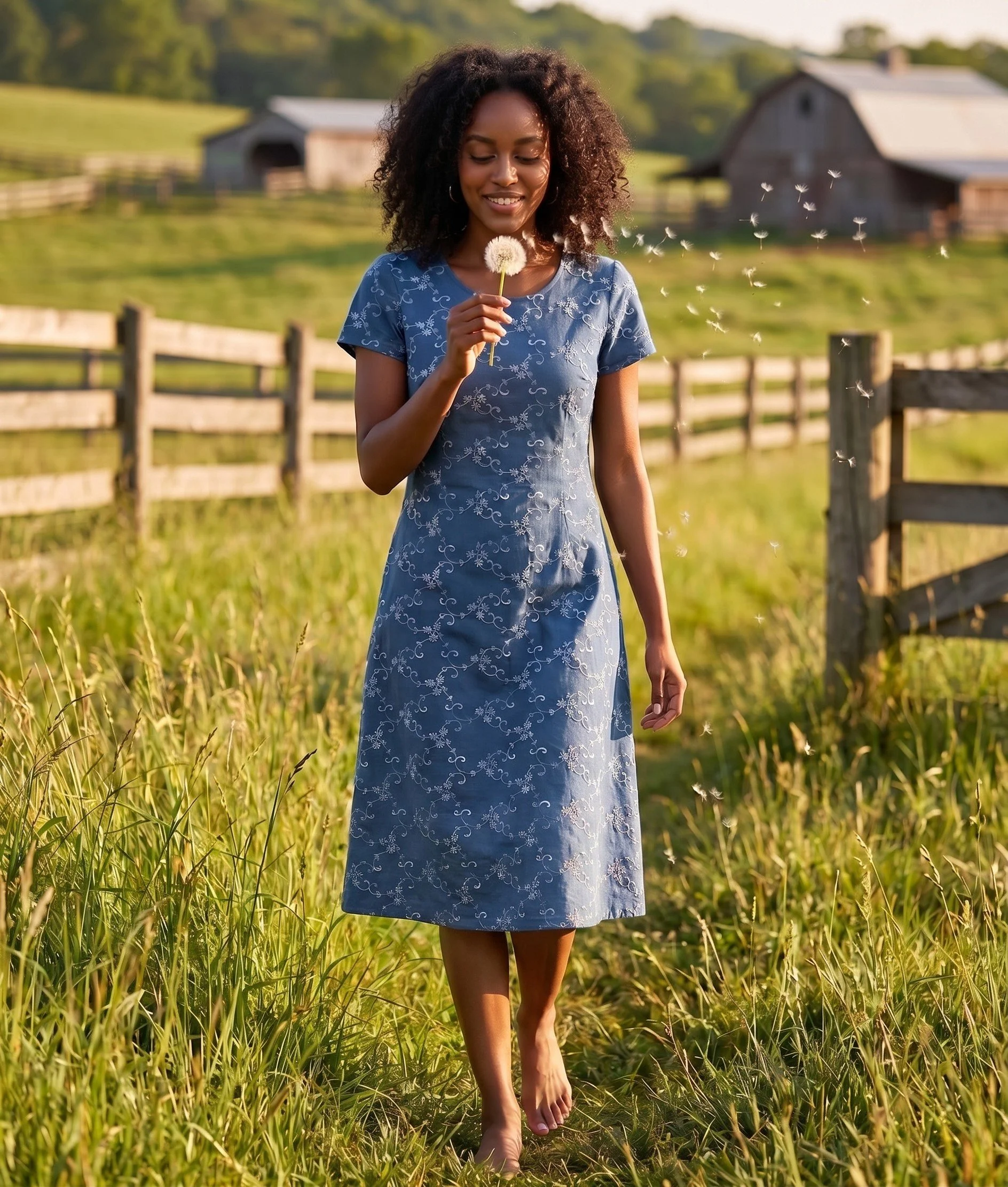 VFEAL Dress Pickwish Model with Dandelion Seed on a Farm.jpg