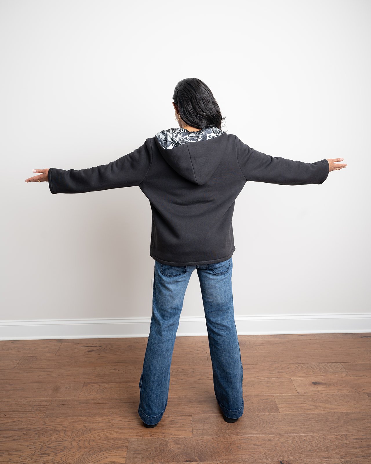 DSC_6176 - Prototype 1 - Pullover Hooded Sweatshirt with 9 Inch Zipper and Charmeuse Lining Back Sleeve Length.jpg
