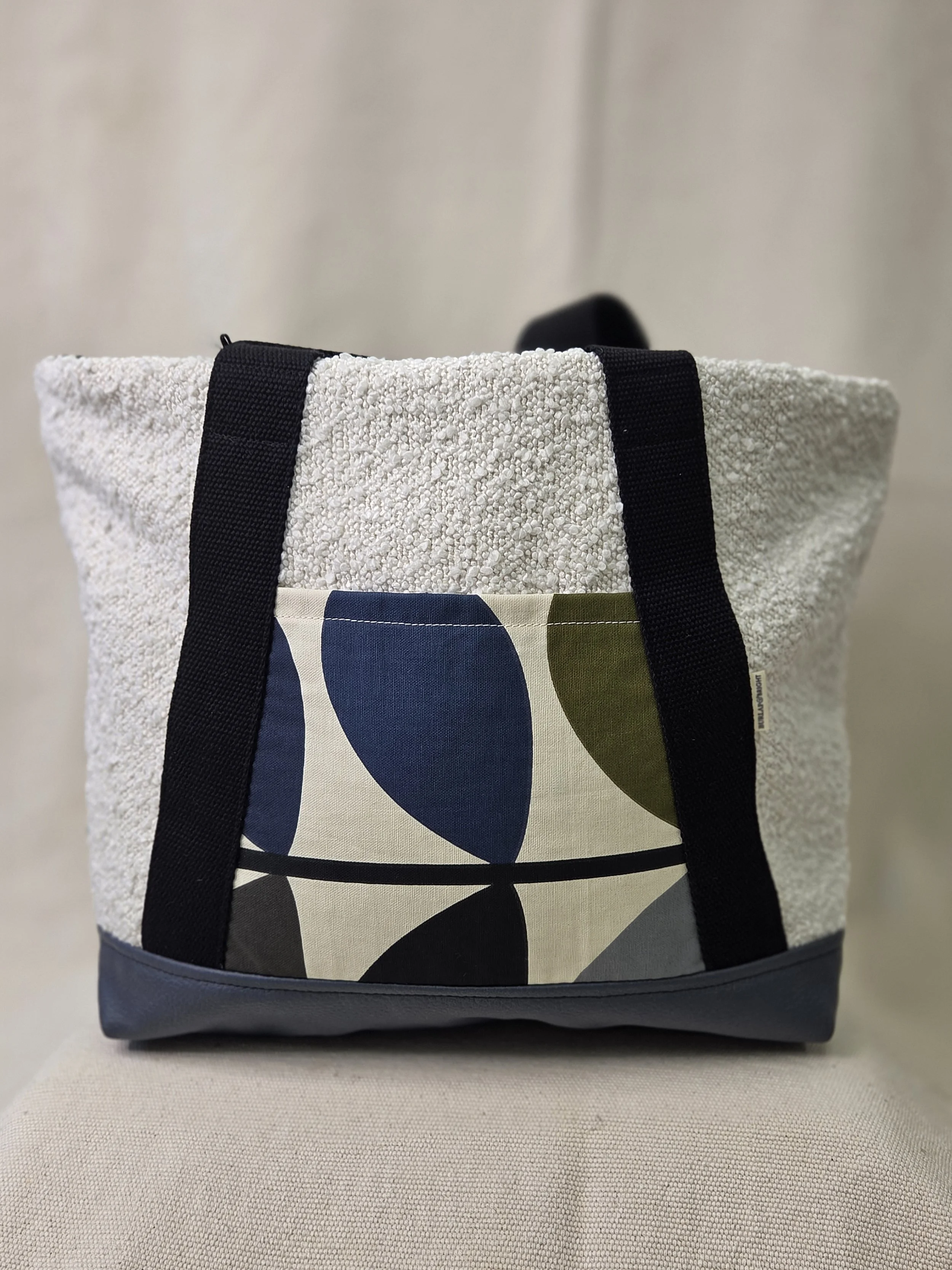 B&B City Tote - Blue and Green should always be seen feat. Orla Kiely