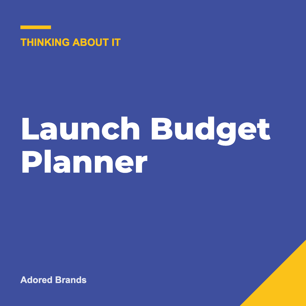 Launch Budget Planner