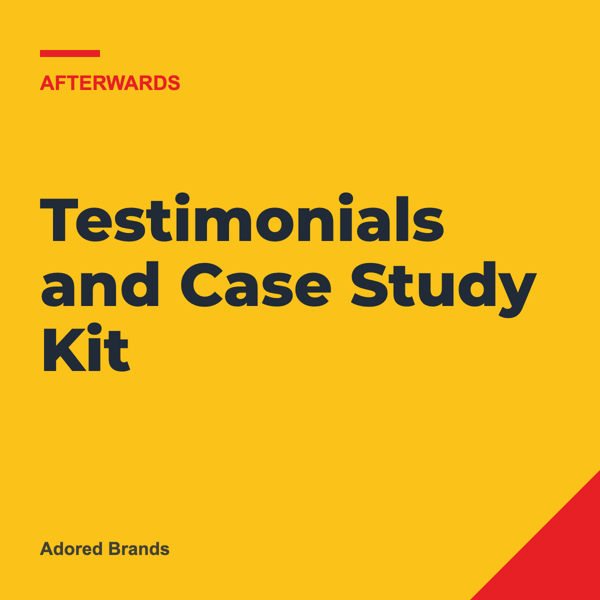 Testimonials and Case Study Kit