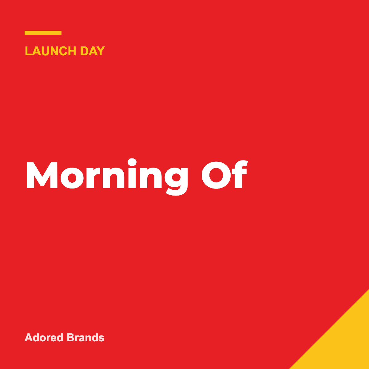 The Morning Of