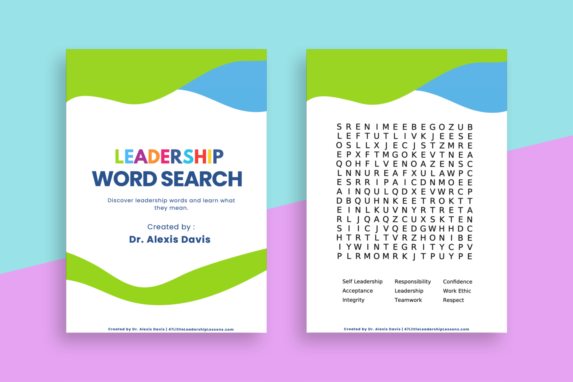 Free Leadership Word Search