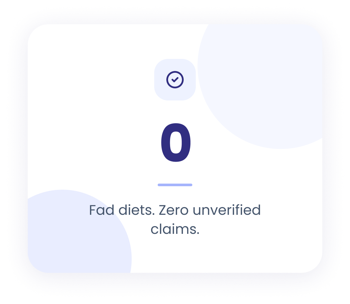 0 fad diets