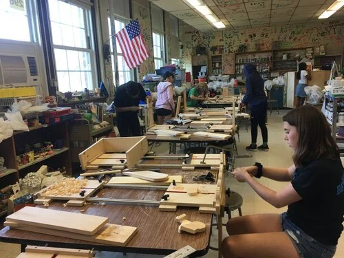 CTE teacher training session.