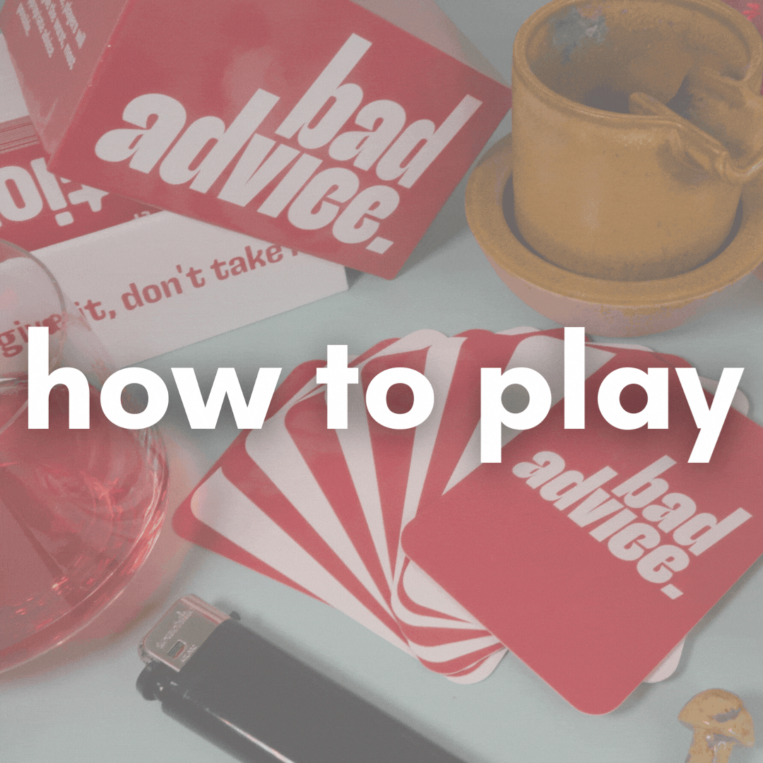 how to play bad advice: the best of party games for adults