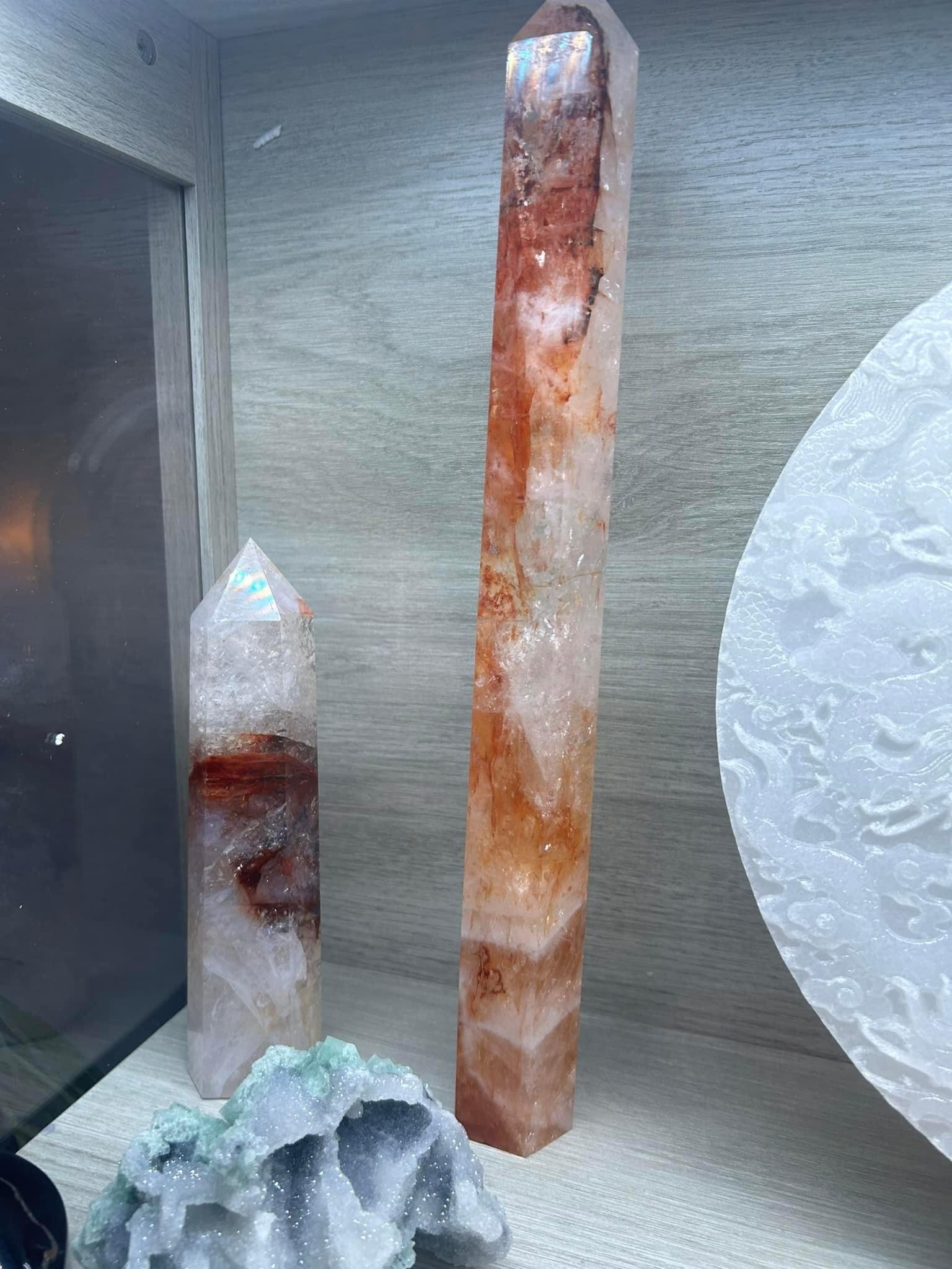 Fire Quartz and Rainbow Tower