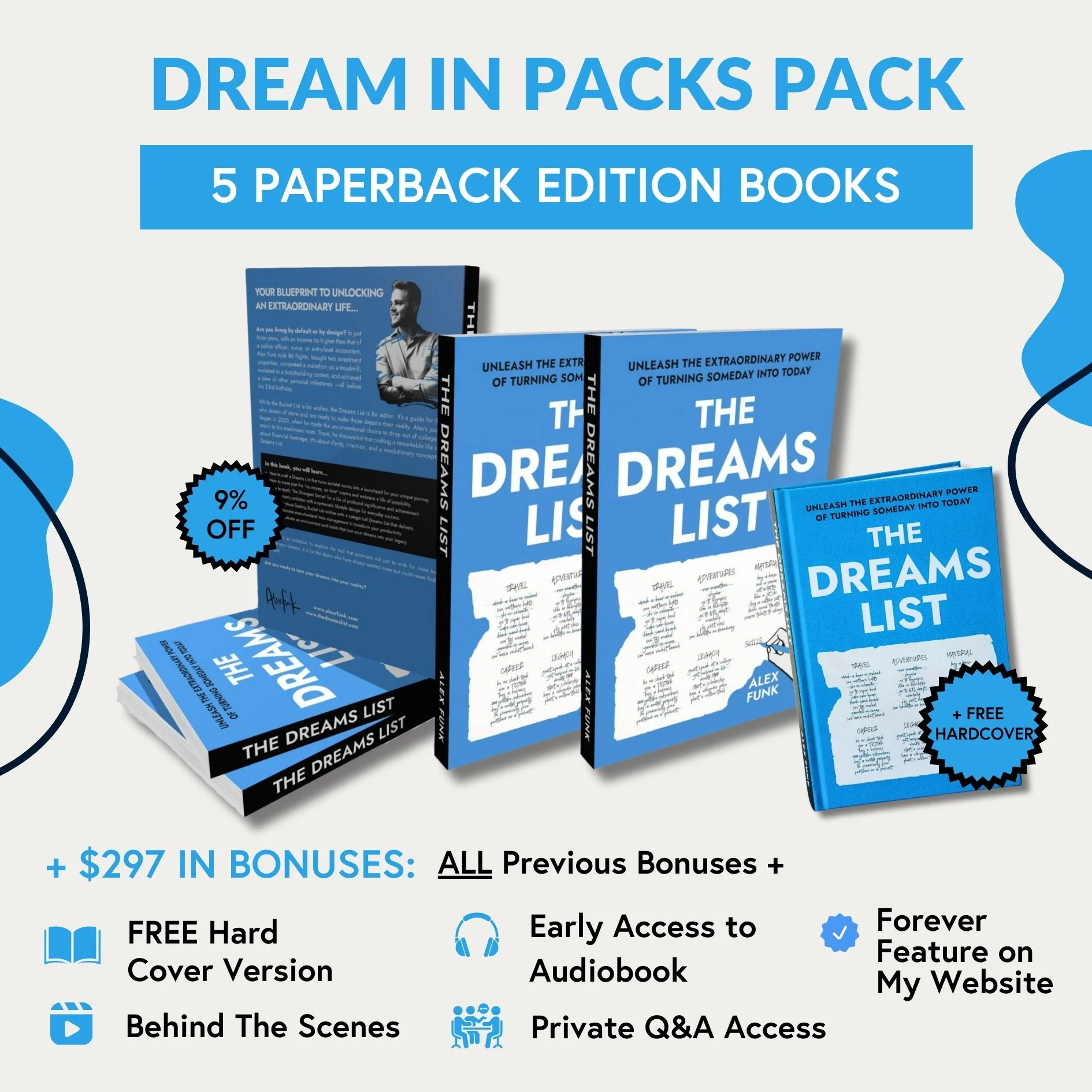 Top Motivational Book | The Dreams List (5-Pack)