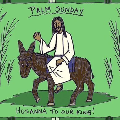 "Today, we encounter the paradox that defines our faith: Jesus Christ is glorified king and humiliated servant. We too are full of paradox: like Peter, we fervently desire to follow Christ, but find ourselves afraid, denying God. We wave palms i