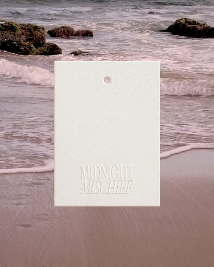 Your product tells the story, your branding makes it unforgettable. The two should work together to create an experience your customer can&rsquo;t forget.

A preview into an exciting rebrand for Midnight Mischief.

Booking for September, email me hel