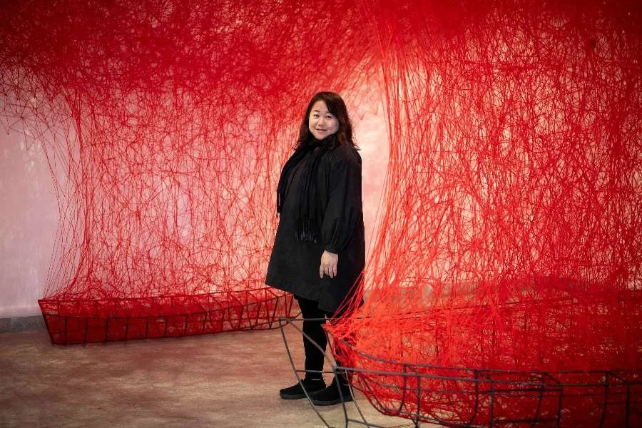 Torino - Mostra di Chiharu Shiota - The Soul Trembles
