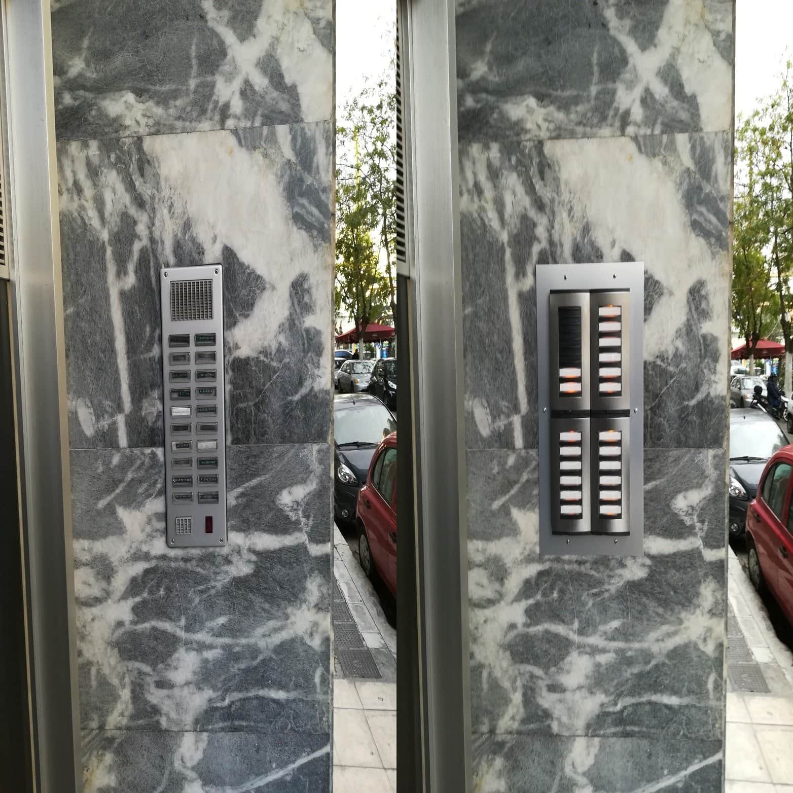 replacing old bpt audio entrypanel with new targha model