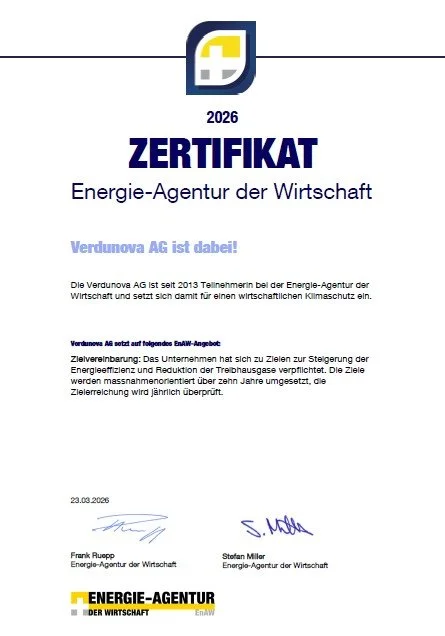 EnAW_Zertifikat_2026_Verdunova AG