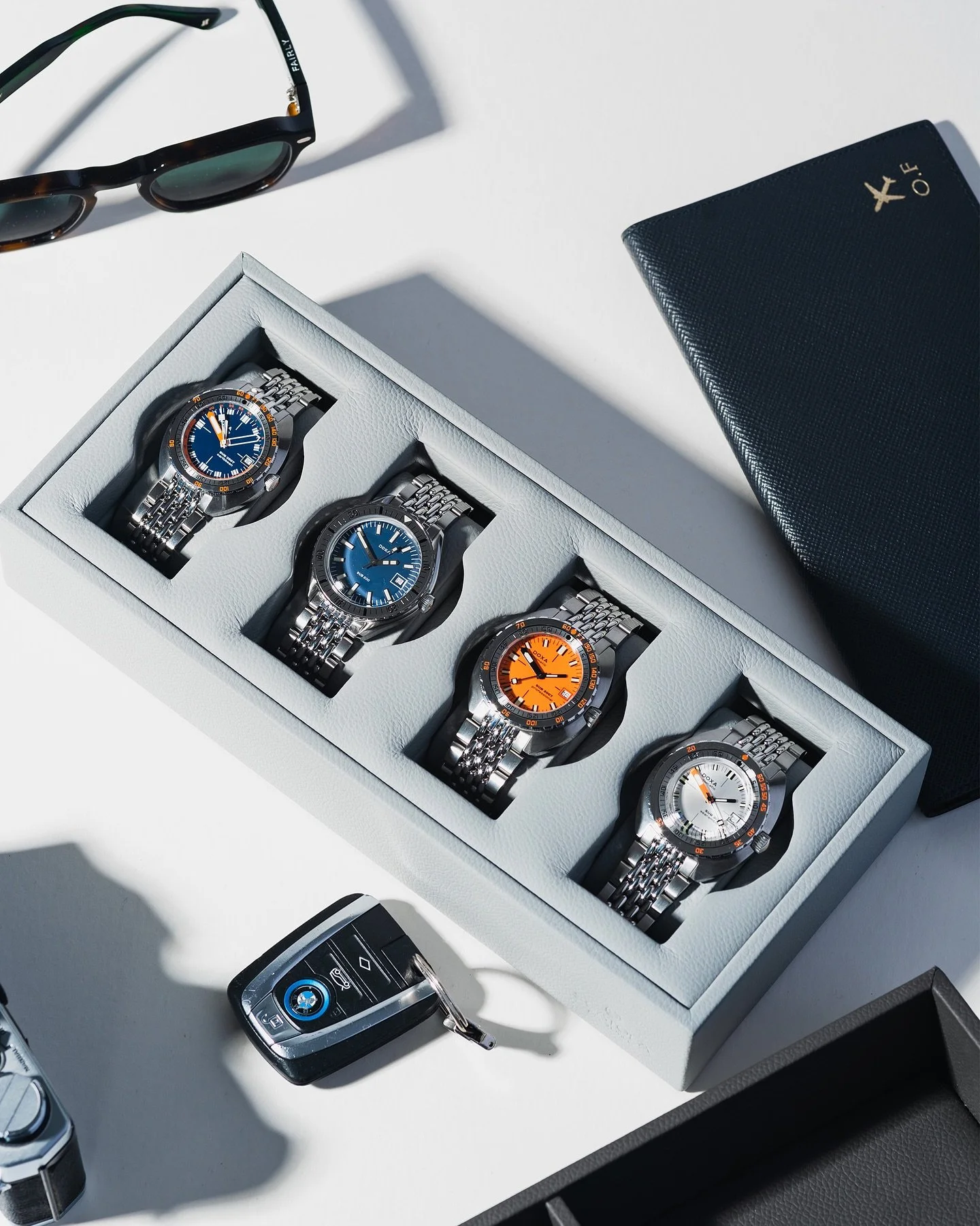 The @doxawatchesofficial SUB 300, which debuted in 1967, established a new benchmark for diving watches with its cushion case, orange dial, and innovative no-decompression bezel.  Soon after, the SUB 300T added deeper capability and helium escape tec