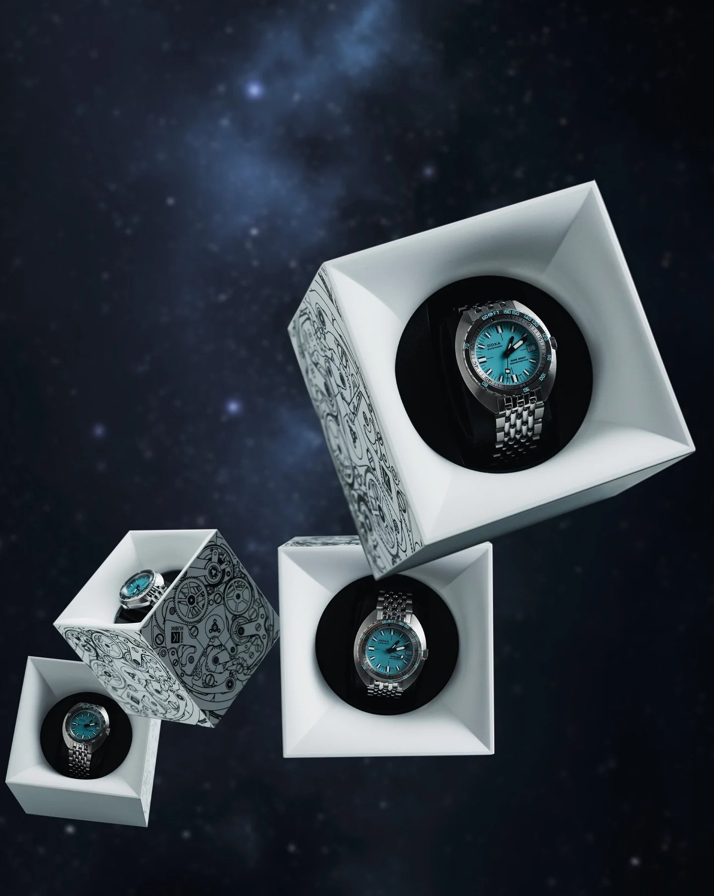 The @swisskubik Startbox delivers a watch winder with the highest quality, made for enthusiasts, and skilfully blends style and utility. Paired perfectly with @doxawatchesofficial 200T Aquamarine

#doxa #yourcalltoadventure #indoxacated #doxawatches 