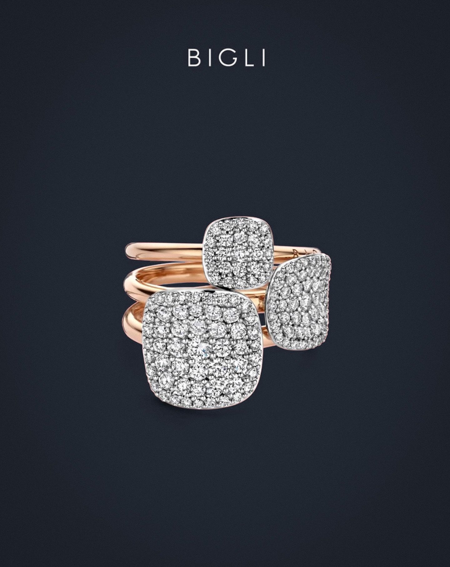 Three rings, one signature vision! Victor redefines diamond settings with a graphic perfection that feels both retro-chic and strikingly modern!

#BigliJewelry #FineJewelry #LuxuryDesign
#ModernElegance #thebluecompanylondon