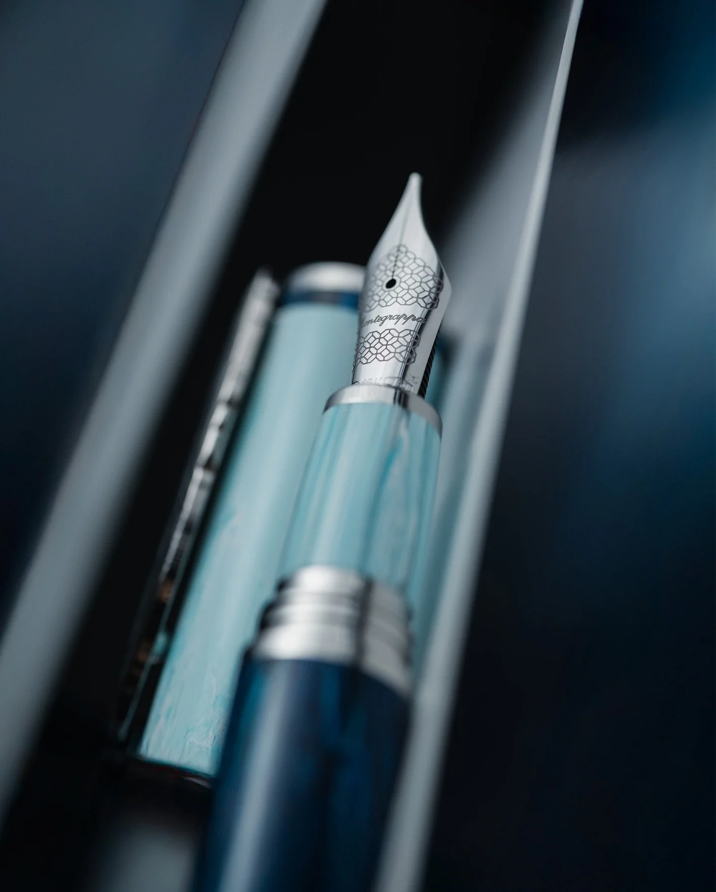 Inspired by the icy blues and pristine elegance of the polar world, the Wild: Arctic fountain pen by @montegrappaitalia is a masterpiece of refined craftsmanship. Each of the 999 handcrafted pieces features artisanal Montegrappite resin, an 18k gold 
