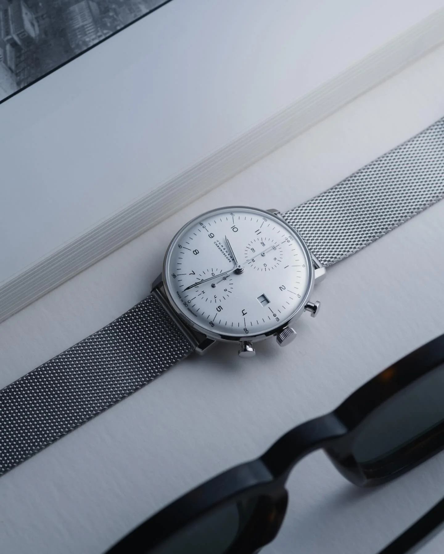 An icon of Bauhaus design.
The @junghansgermany Max Bill Chronoscope: clarity, balance and timeless precision.

#Junghans #MaxBill #Bauhaus #DesignIcon #thebluecompanylondon