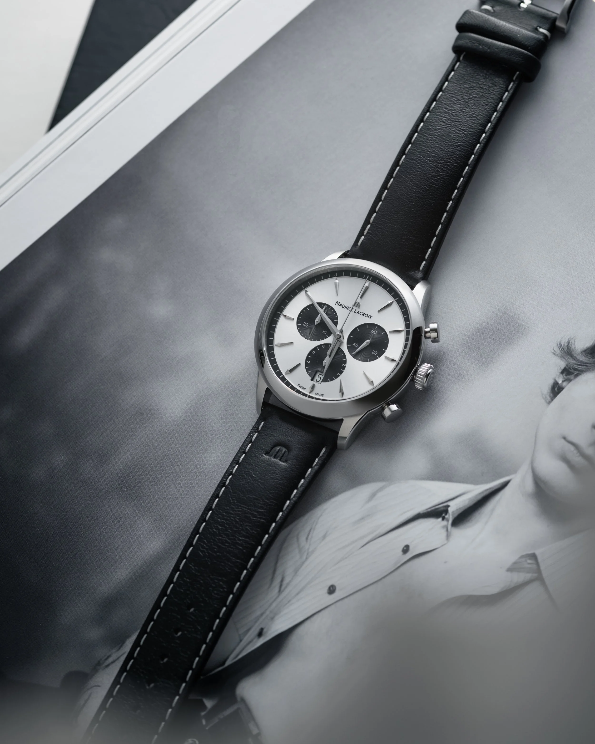 Historic watchmaking meets modern precision with the @mauricelacroix 1975 40mm chronograph that makes every second look effortless.
 #MauriceLacroix #Chronograph #SwissMade #WatchCollector #LuxuryWatches