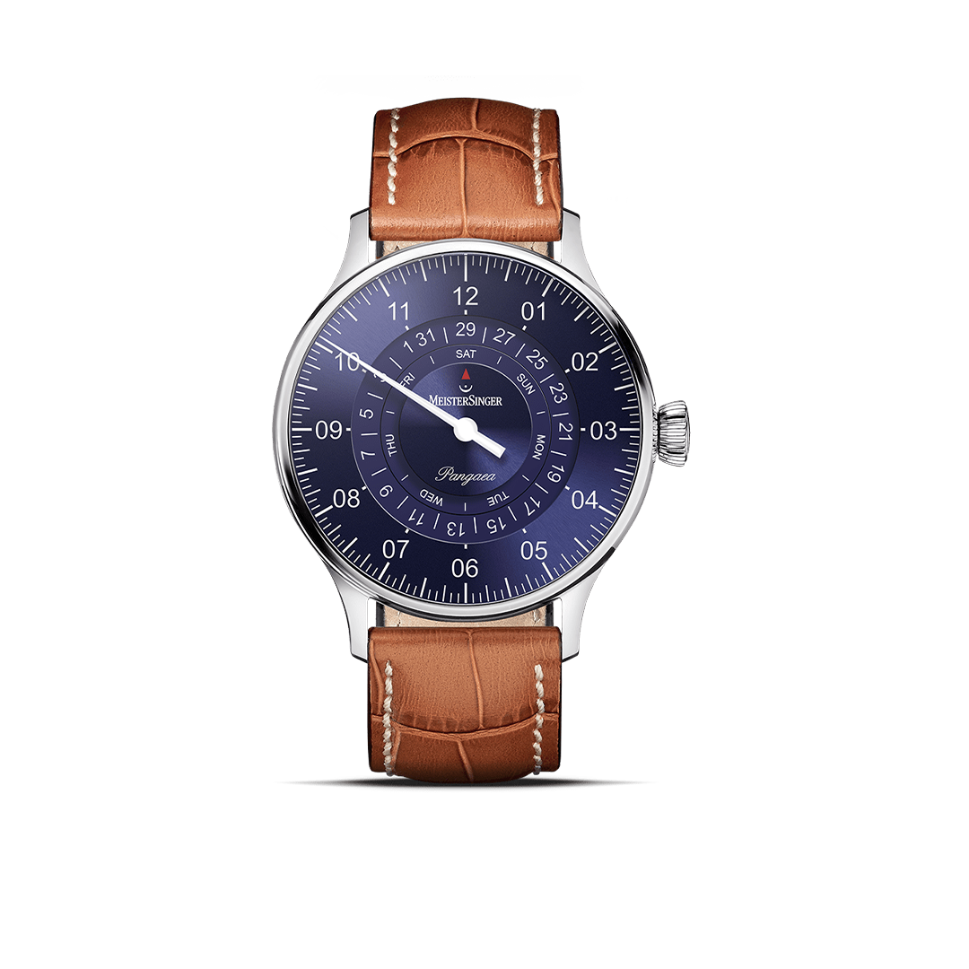 MeisterSinger Pangaea Day Date - Sunburst Blue