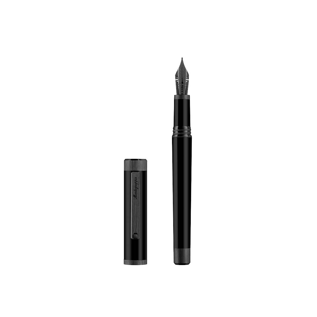 Montegrappa Zero Ultra Black IP
