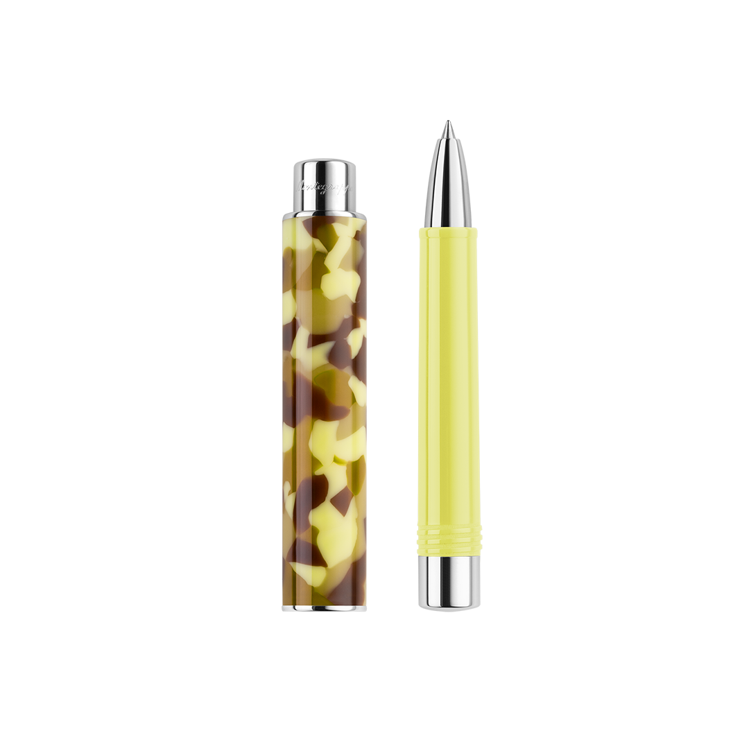 Montegrappa Gnomo Obsession, Buttermilk, Steel