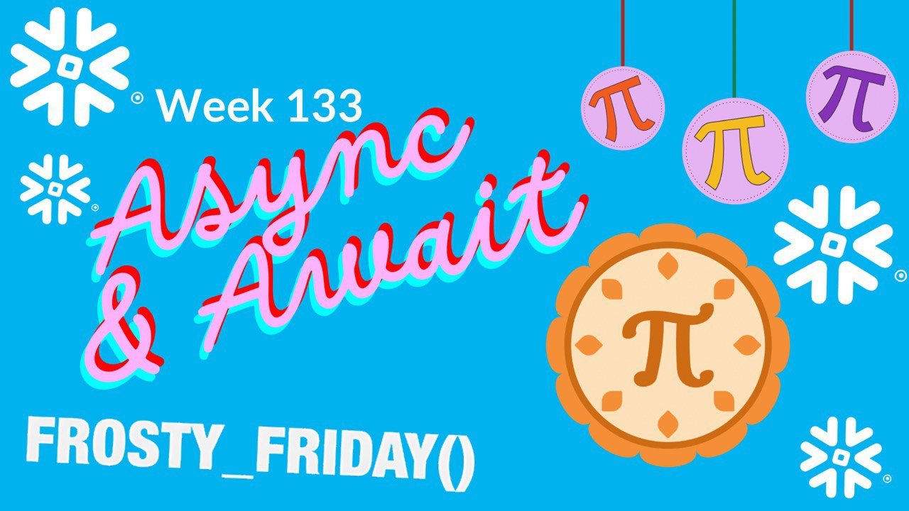 Week 133 - Snowpark &amp; Python