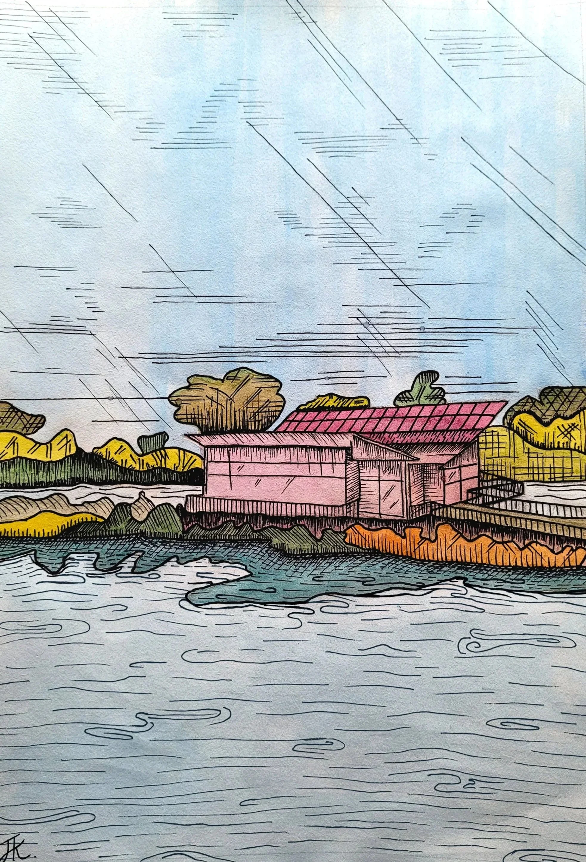 Attenborough Nature Reserve Print