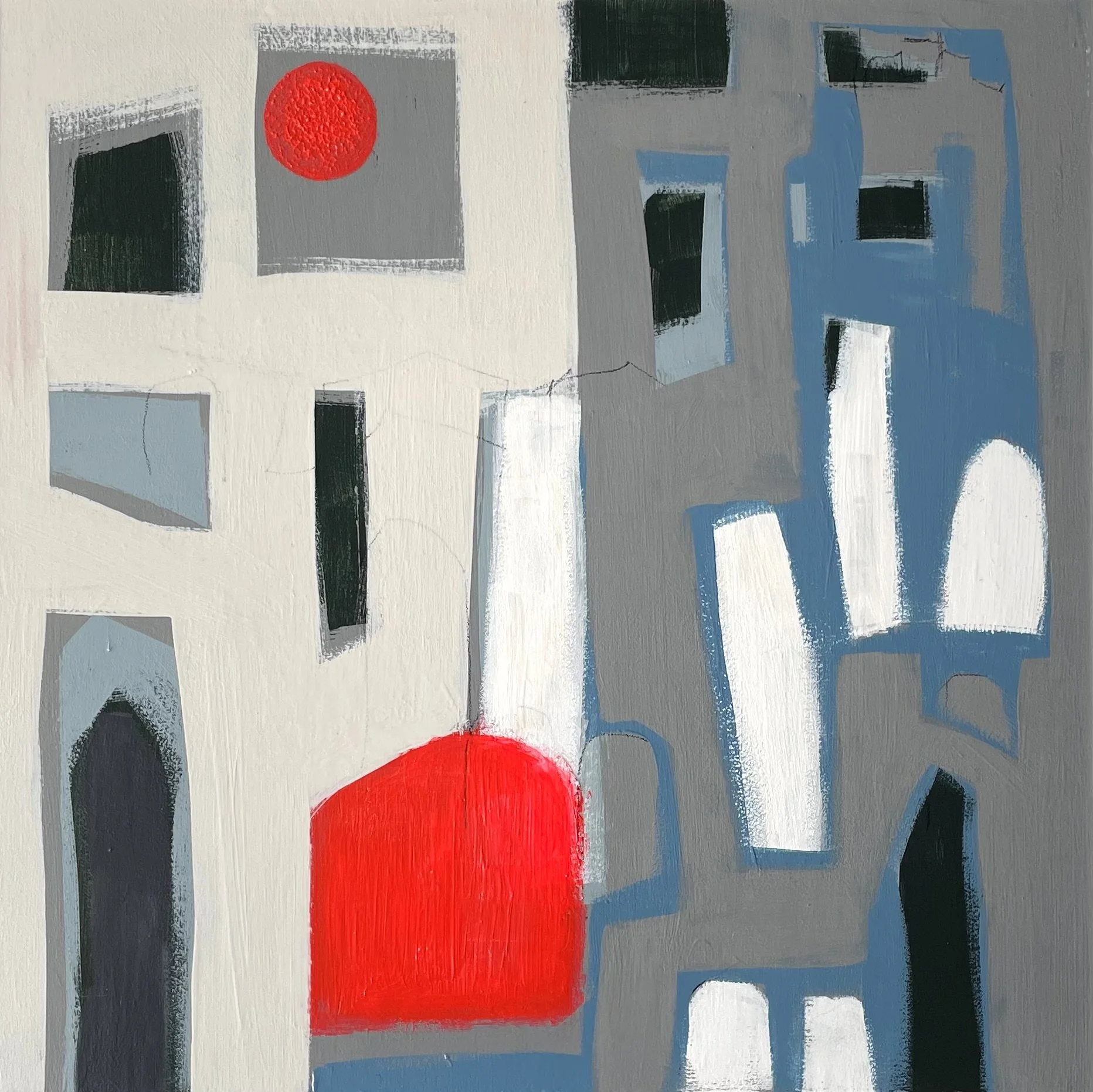 Devil's Stone - 13cm (with white border) print in 26.5cm mount