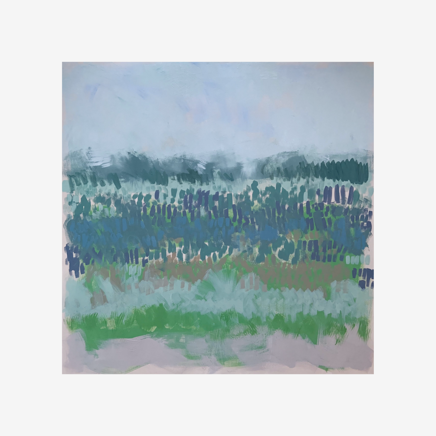 Indian Summer Brassica Field - by Claire Oxley - available with Birdie Fortescue