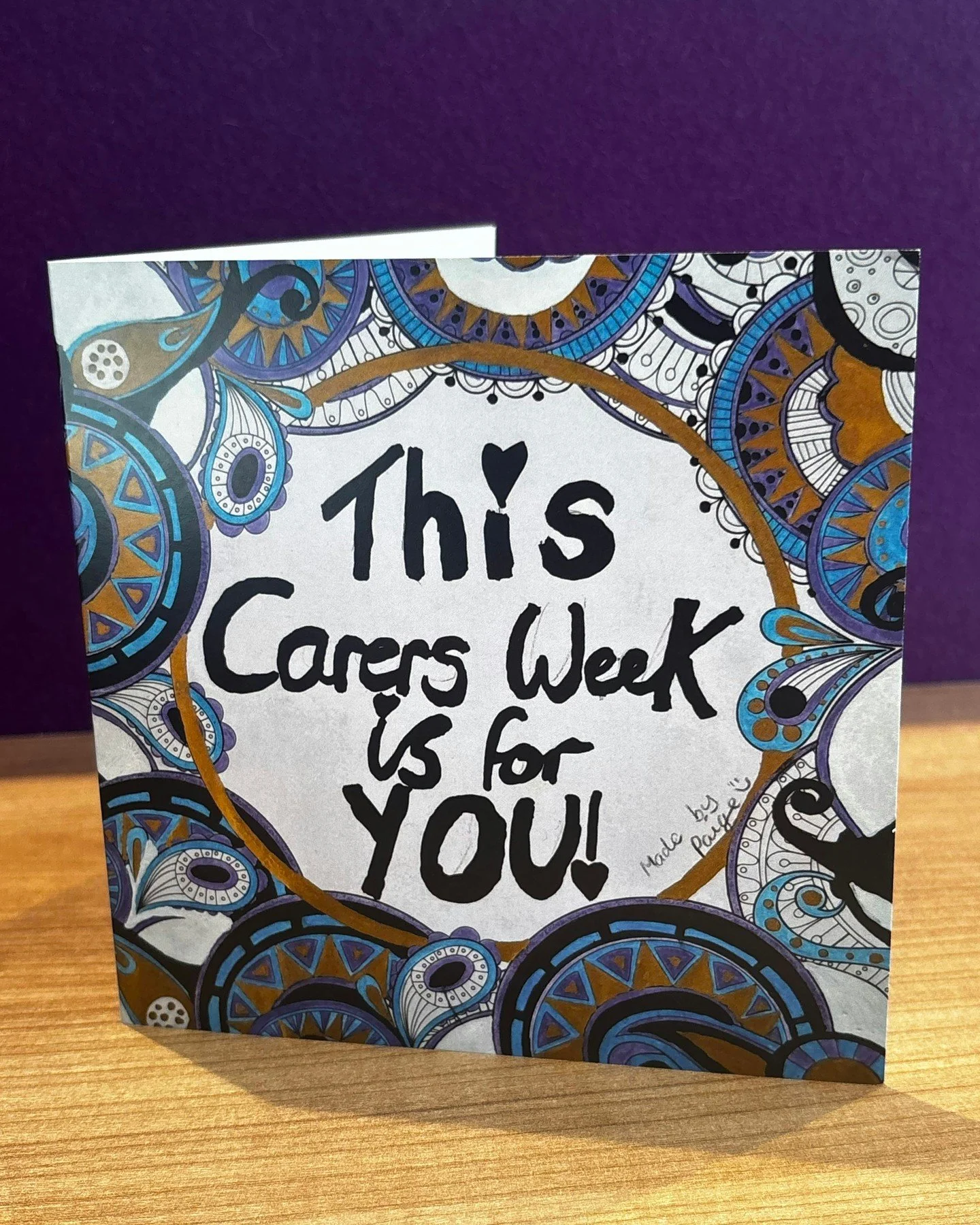 Last week marked Carers Week, a time to honour the dedication of caregivers who provide vital support. 
To express our gratitude, we sent each staff member a thoughtful treat accompanied by a heartfelt card designed by some of the wonderful individu