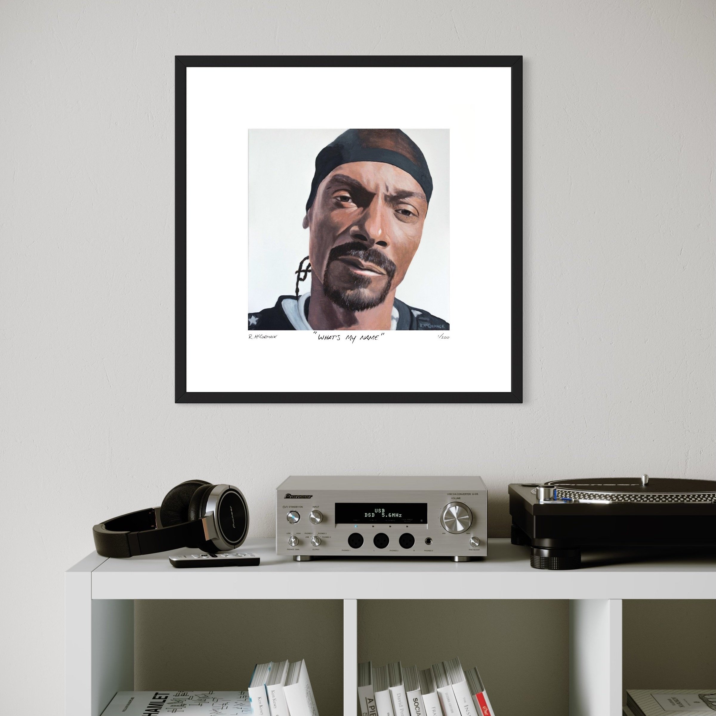 Snoop Dogg Fine Art Print Framed