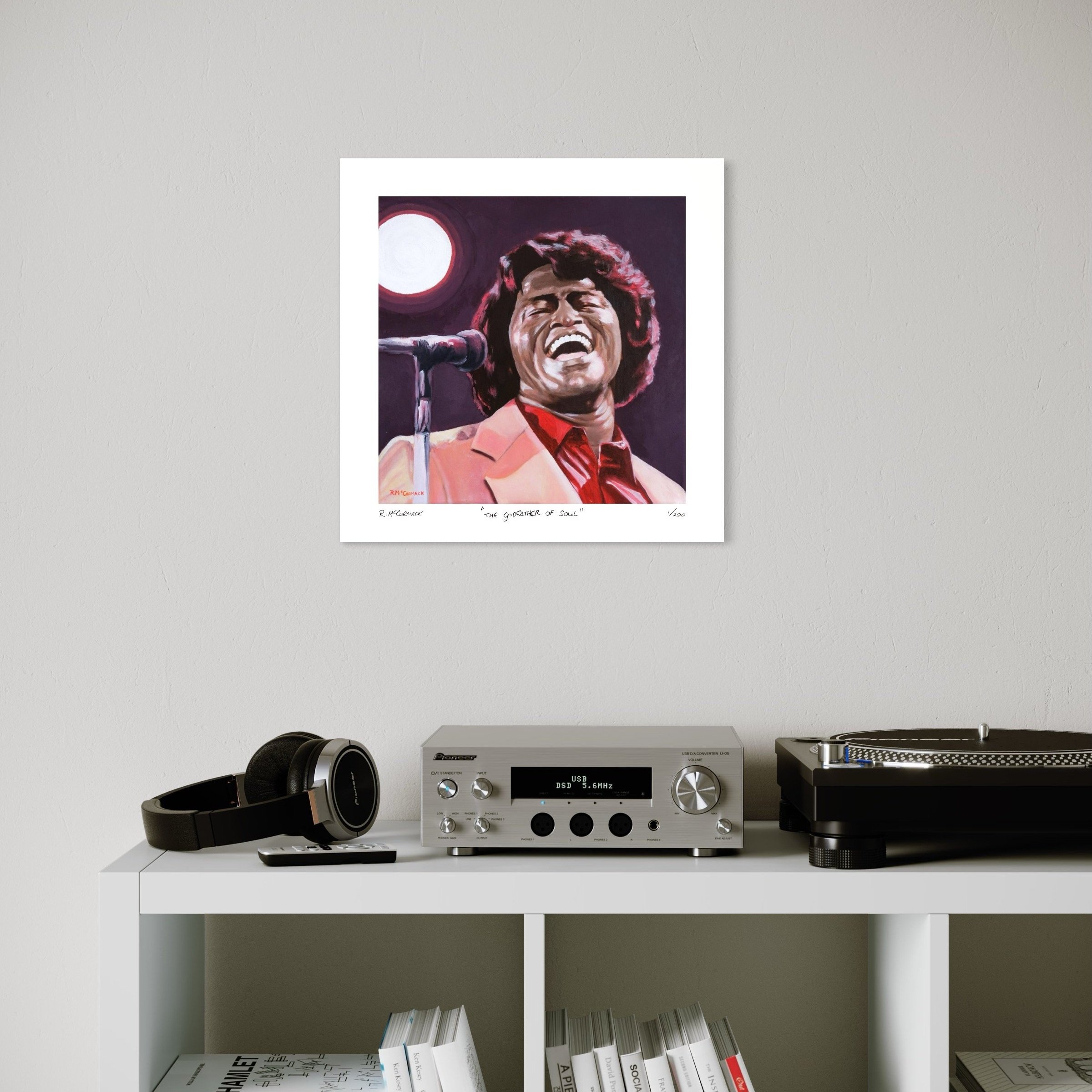 James Brown Fine Art Print Display