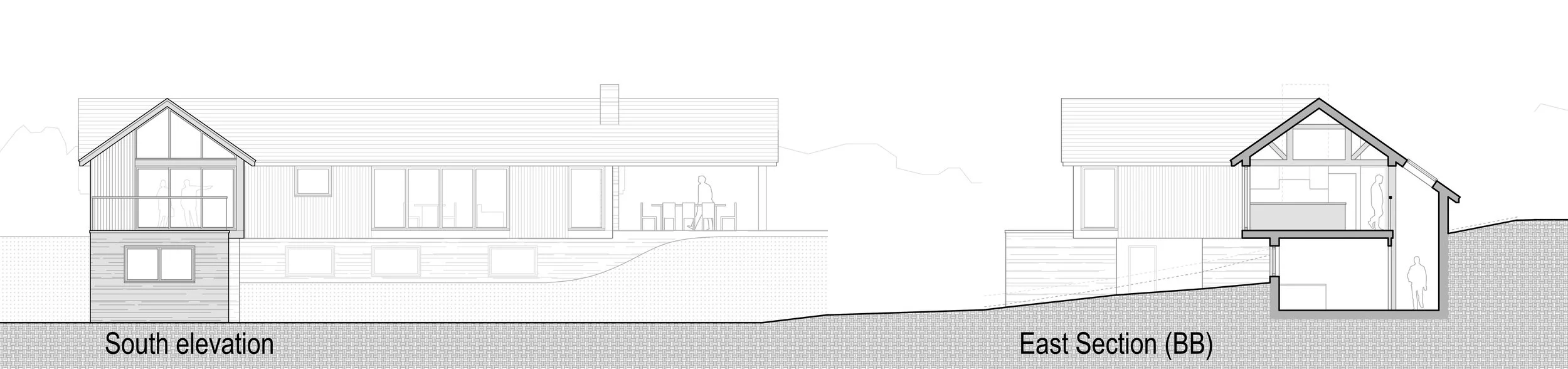 Elevation and Section