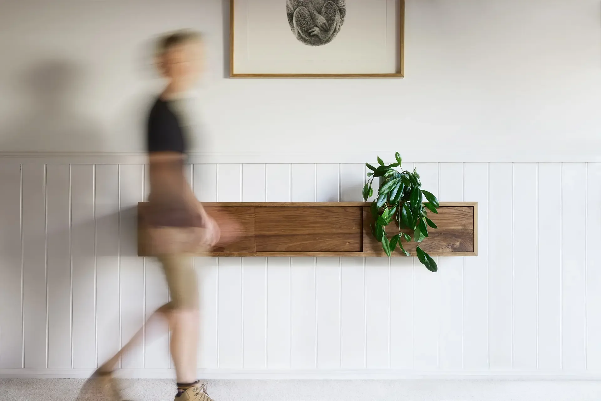 Floating shelf. Hand made and designed on the Surf Coast by Georgie Wood. 