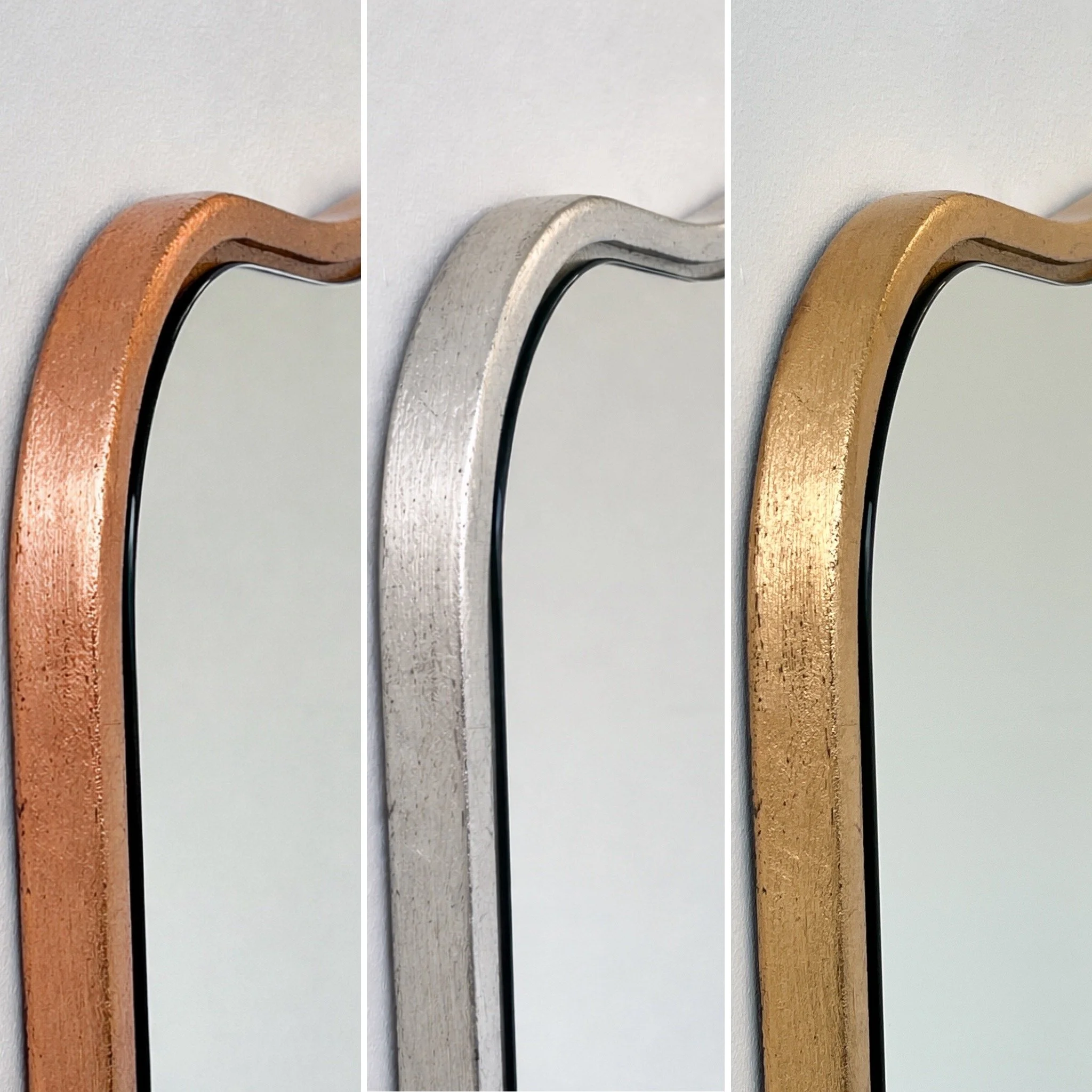 Gold, Silver & Copper gilded frames