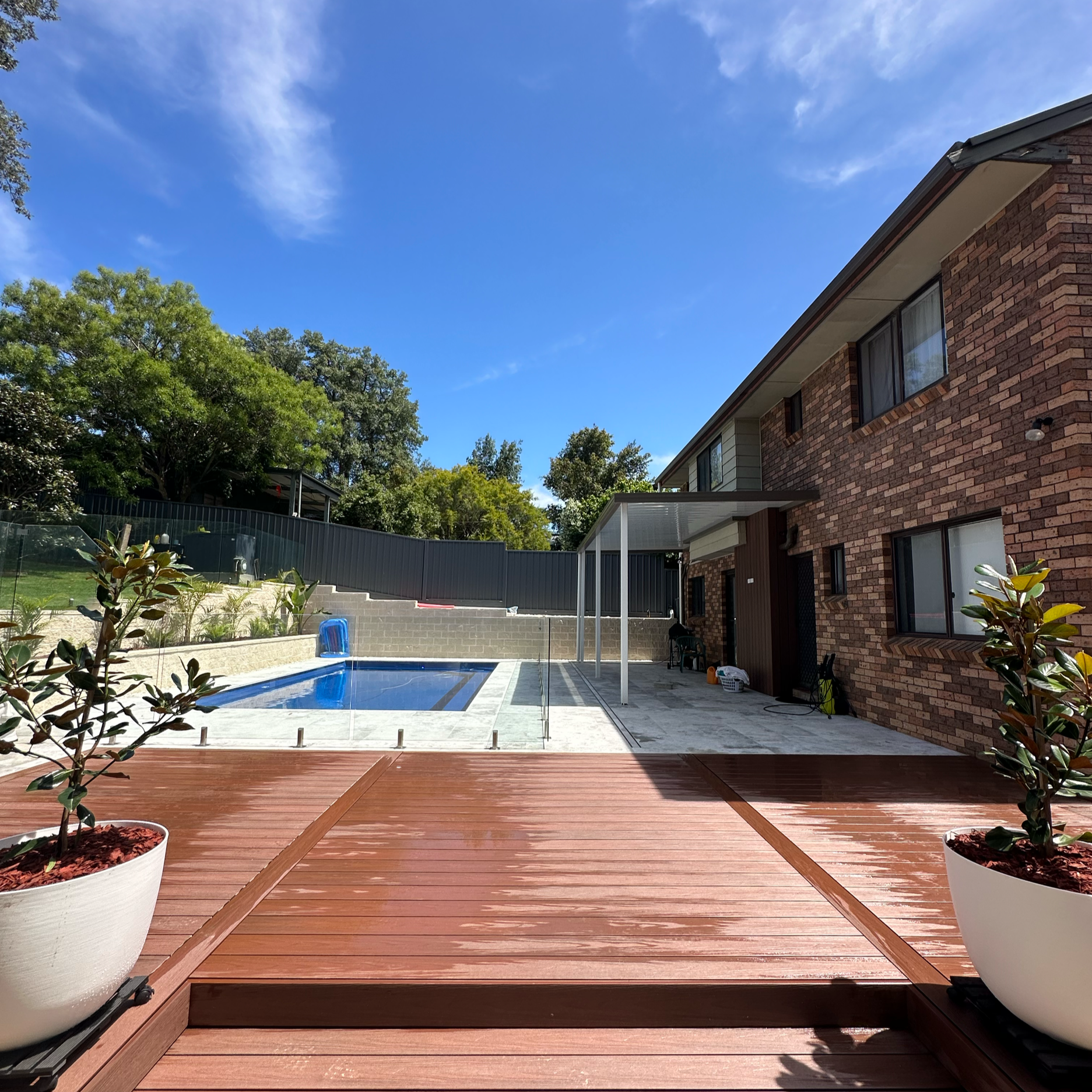 EkoDeck / Composite Deck in Yellow Rock
Pool in Yellow Rock
Retaining wall in Yellow Rock