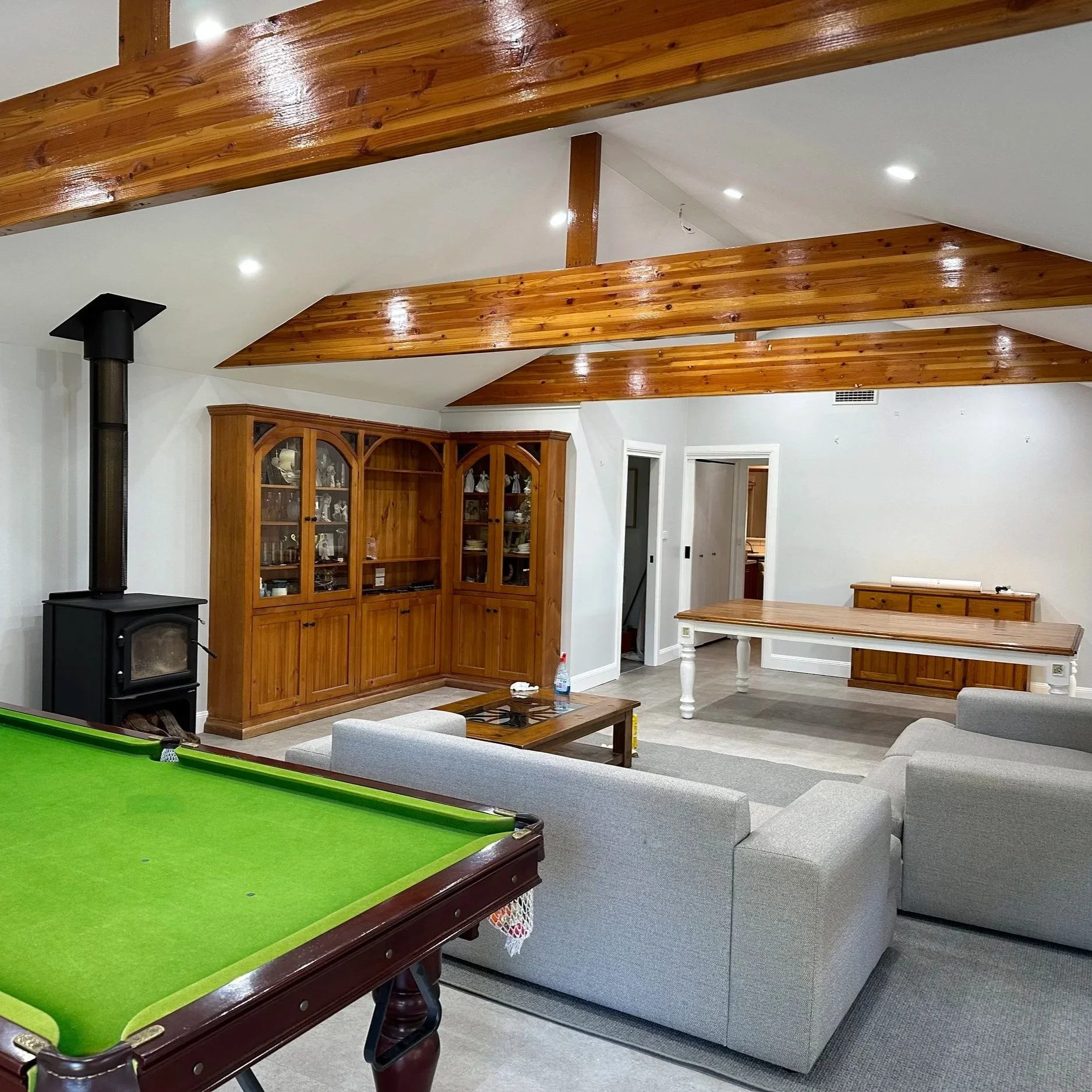Living room renovation in Blaxland.