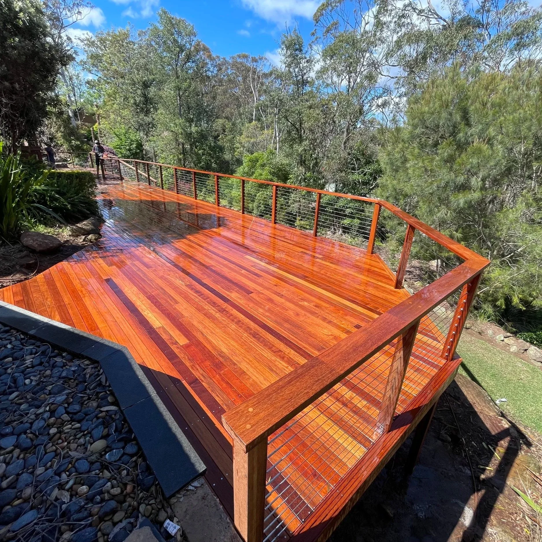 Merbau Deck in Glenbrook