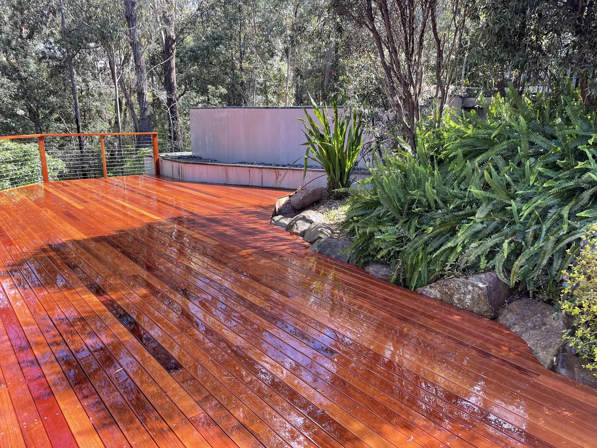Merbau Deck in Glenbrook