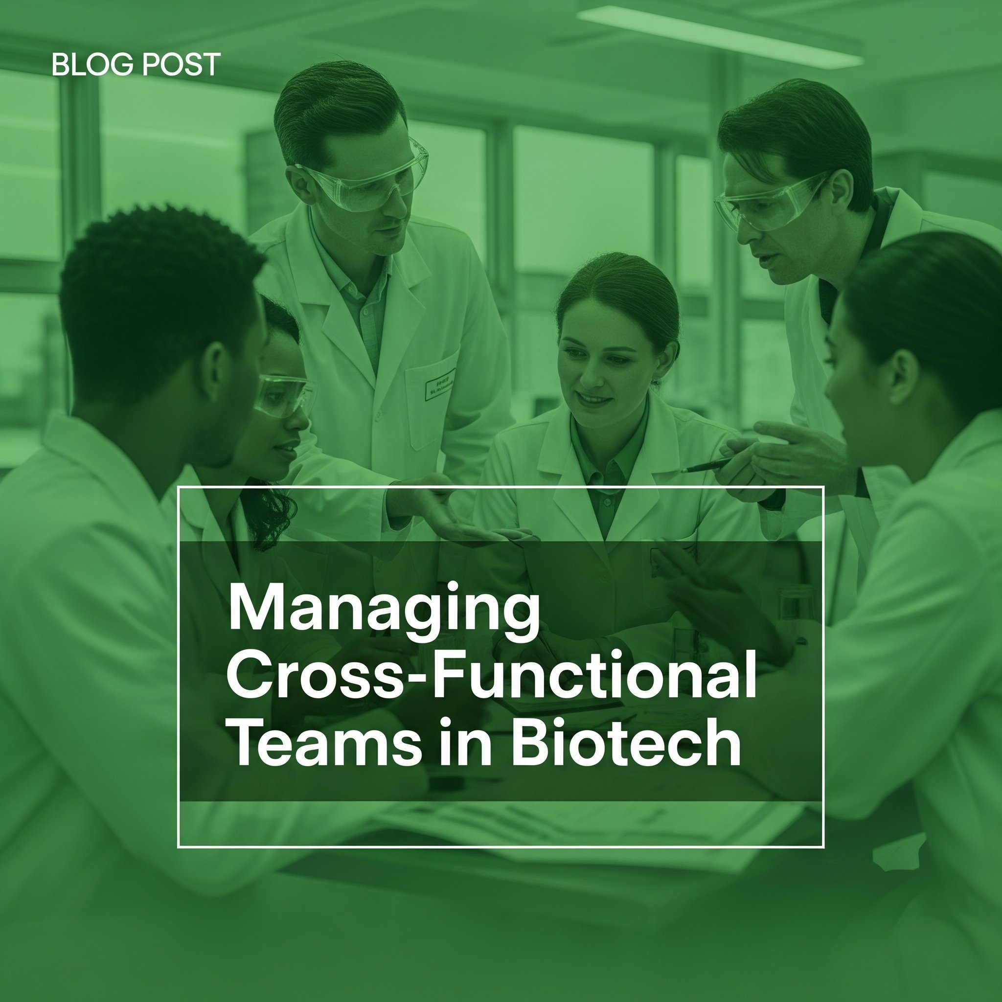 succesfully manage biotech teams