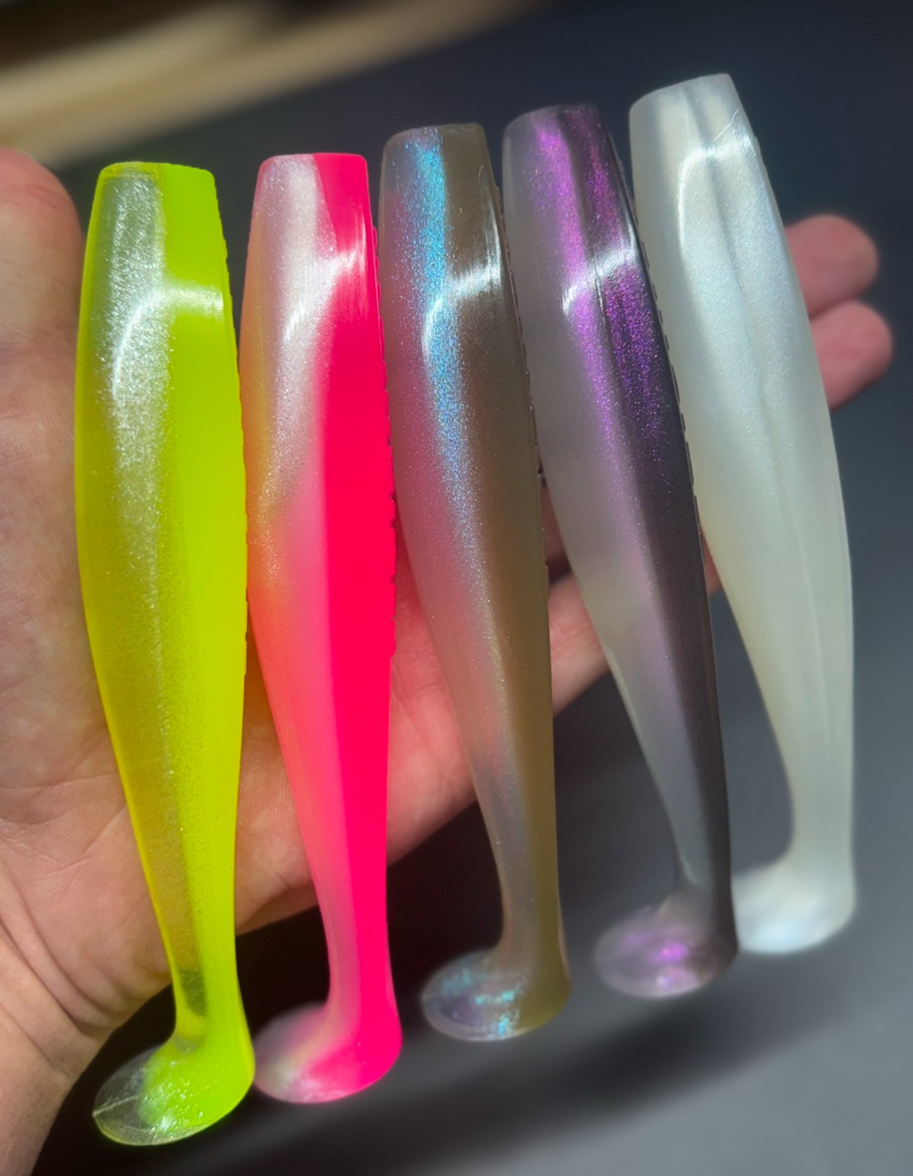 7" Seam Swimmer Paddle tail - 3 pack