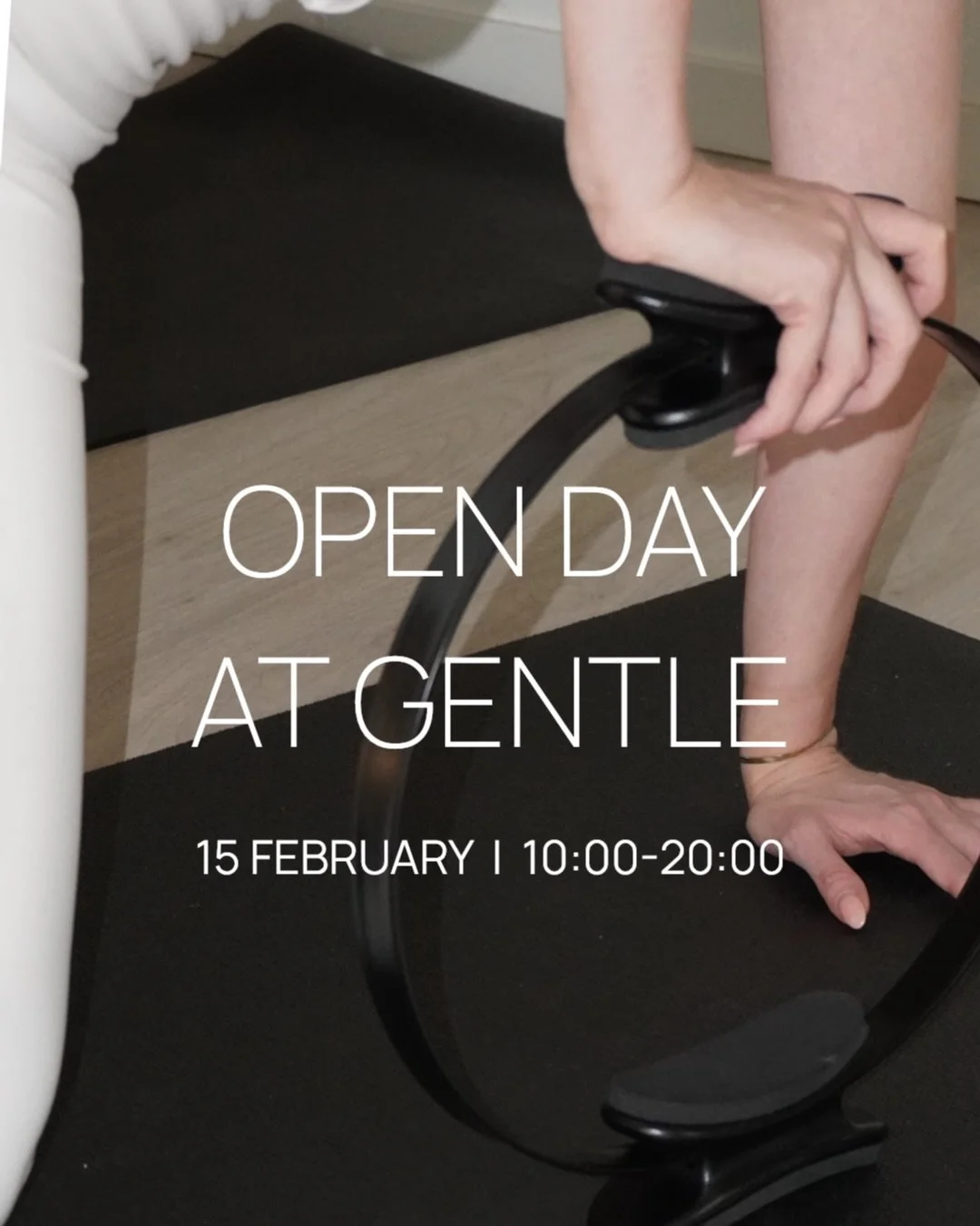 This Sunday, February 15th, we&rsquo;re hosting an Open Day at Gentle 🤍

We&rsquo;ve created free 30-minute demo versions of almost all the classes we offer, so you can explore the studio, try different practices, and feel what resonates with you. I