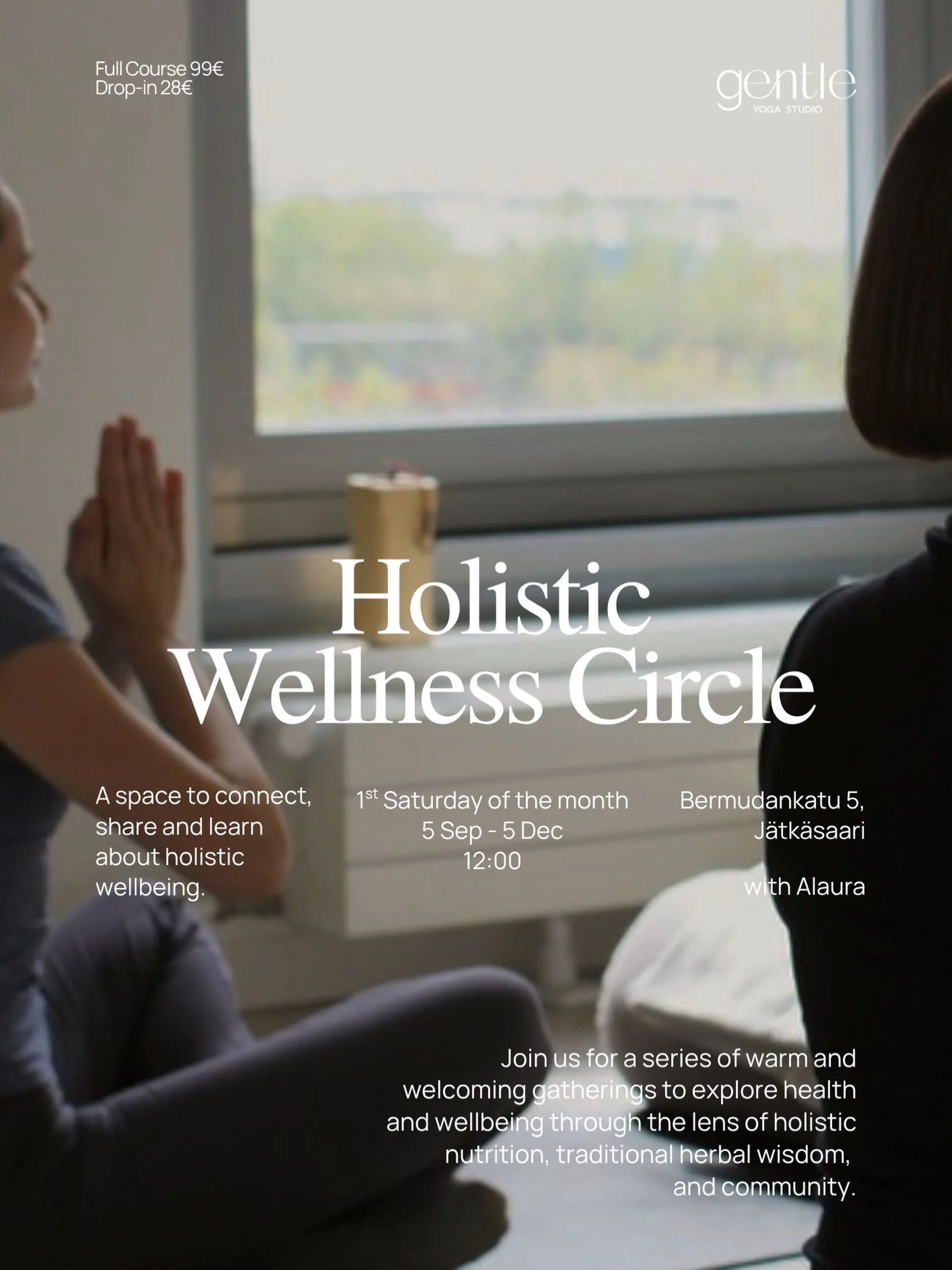 Join us for a nourishing Holistic Wellness Circle designed to support a deeper connection with yourself, your body, and your overall well-being.

This series of gatherings offers an opportunity to explore holistic approaches to health and wellness. T