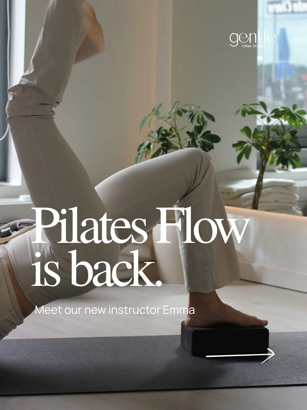 Did you notice Wednesday Pilates Flow is back in our schedule? 🤍

We&rsquo;re so happy to welcome Emma to the team!

Emma is a certified instructor in both yoga and Pilates. She&rsquo;s a calm and caring instructor who believes in approaching our bo
