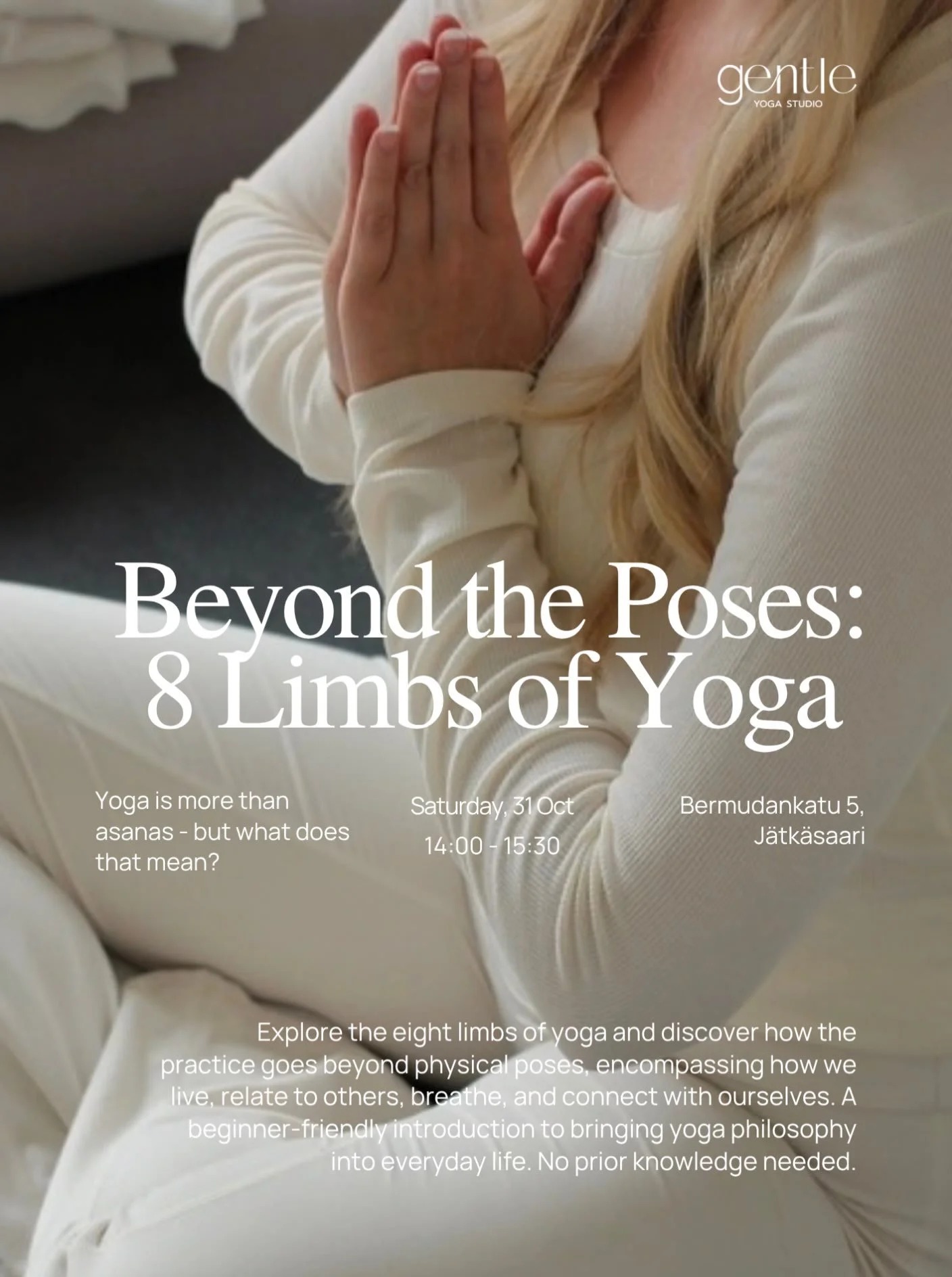 Have you ever wondered what it really means when we say yoga is so much more than something we do on a mat?

In most yoga classes, we spend a lot of time practising asana - the physical poses and shapes we make on the mat. But according to Patanjali,